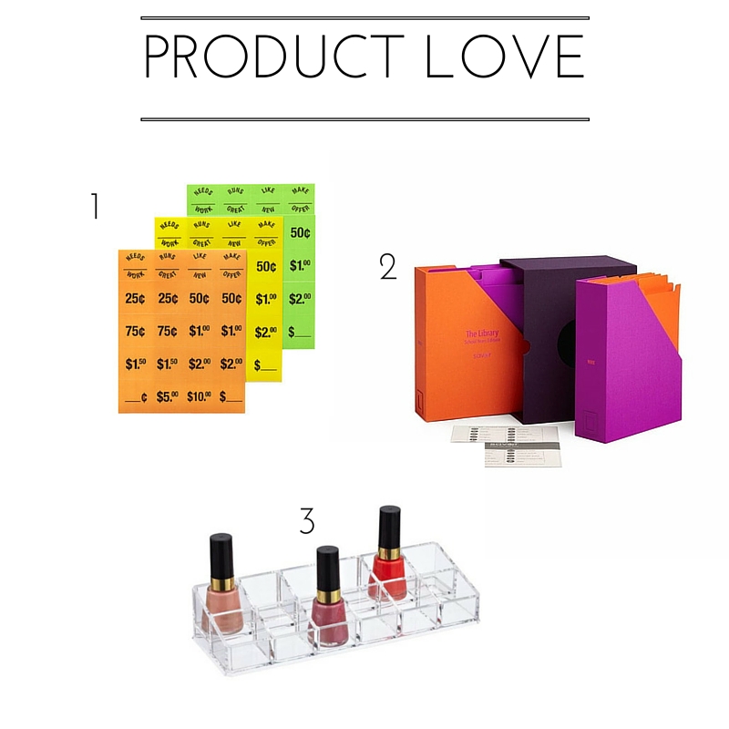 product love, organizing products, rachel and company