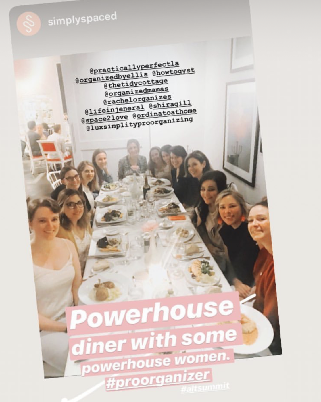 I met and had dinner with 12 other amazing organizers from across the country!