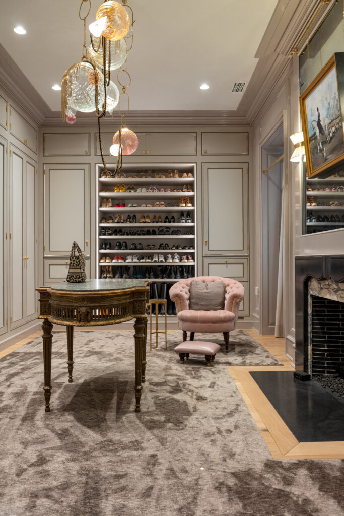 Thoughtfully designed closet and storage space creating a calm home environment