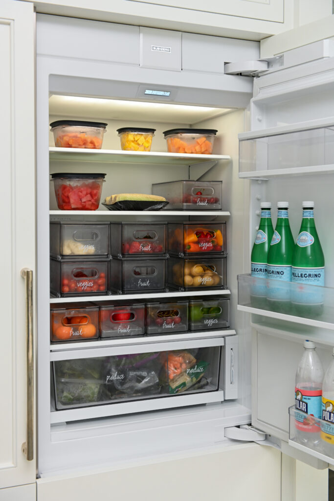 Organized kitchen and pantry refreshed for seasonal living