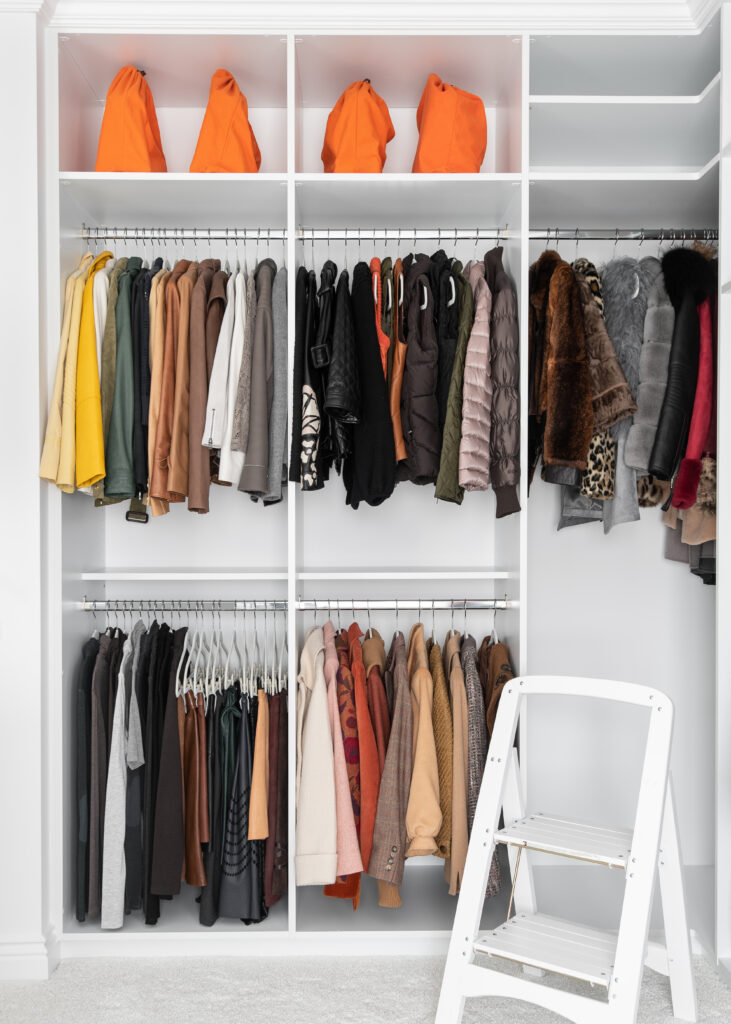 Fall Home Organizing Closet